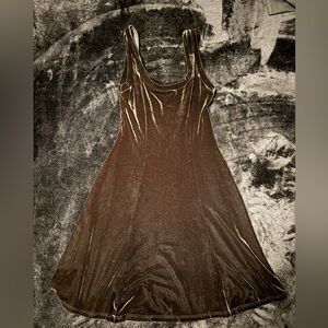 BCBGMaxAzria Black Velvet Mini Dress